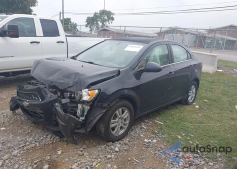 2015 Chevrolet Sonic Lt Auto из США, поврежденный, VIN 1G1JC5SBXF4176426